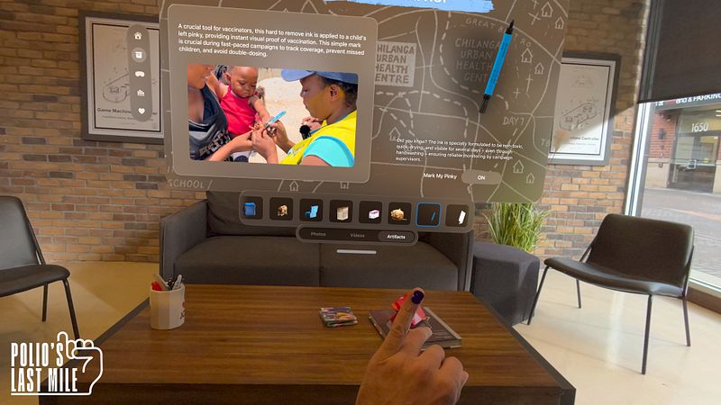 Screenshot of Polio's Last Mile