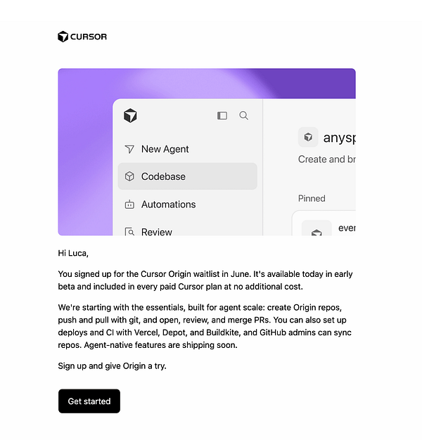 Screenshot of the Life Cursor Beta GitHub repository page showcasing its interface and description.
