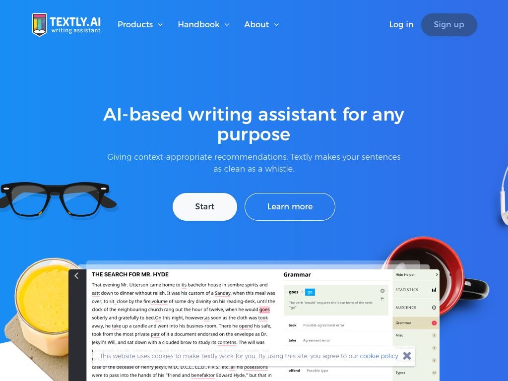 Textly.AI: Free AI-based writing assistant | BetaList