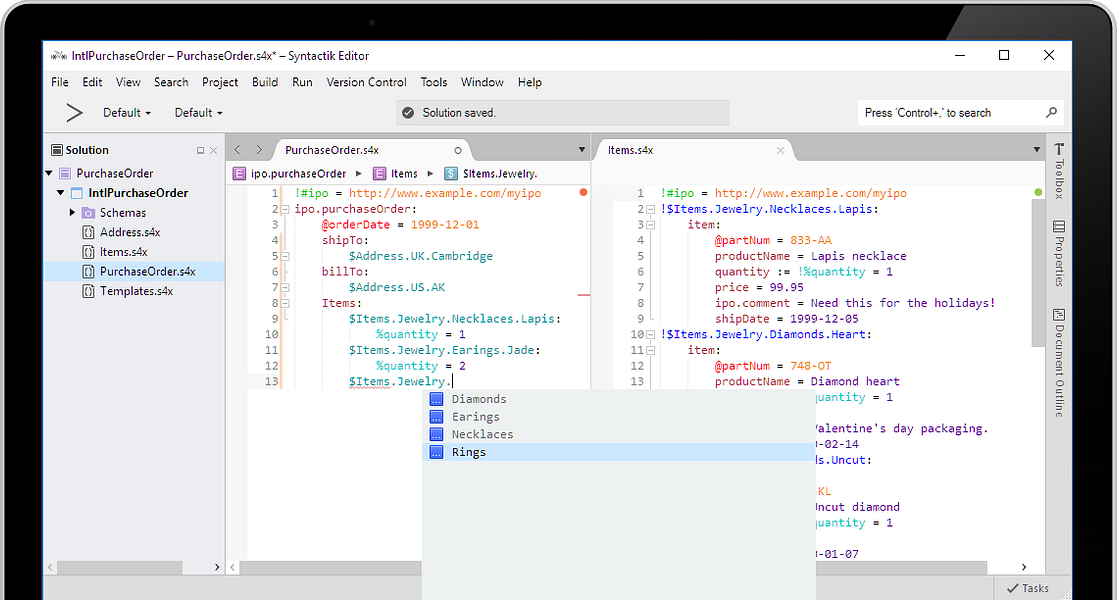 Syntactik Editor