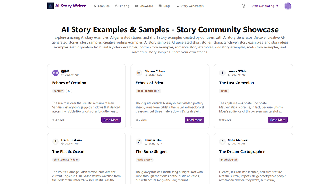 AI Story Writer