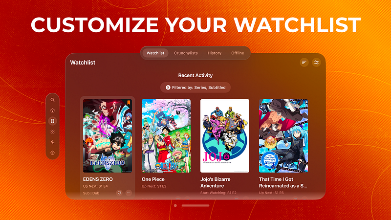 Screenshot of Crunchyroll