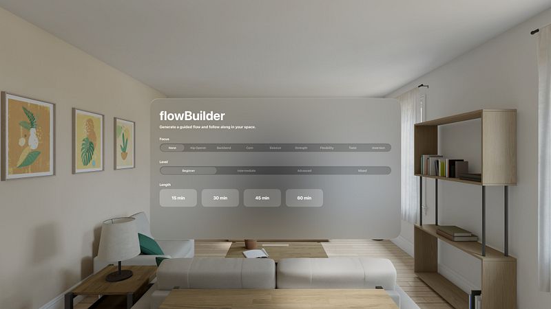 Screenshot of Yoga Timer - FlowBuilder.yoga
