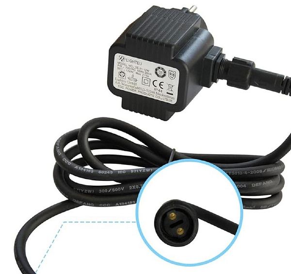 A product listing page for transformers suitable for pool use with filters and multiple transformer images.