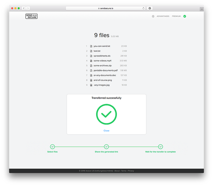 Sendsecure.io