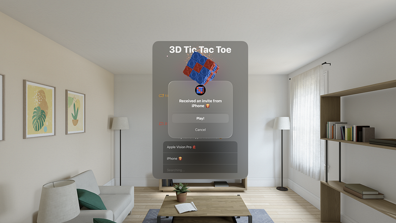 Screenshot of 3D Tic Tac Toe - AR Game