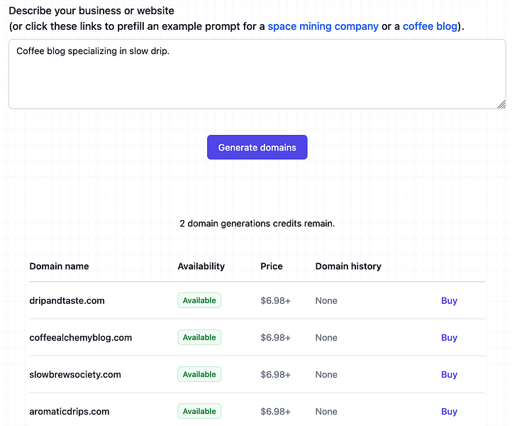 Name Brewery: Find Available Domain Names With Ai 