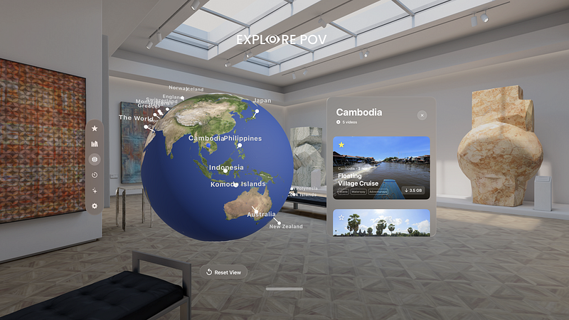 Screenshot of Explore POV