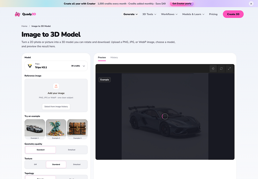Quady3D AI