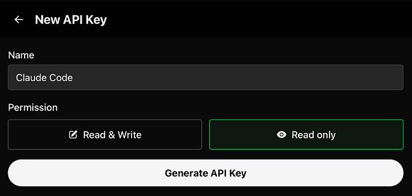 Diagram showing the management and permission settings of API keys for read/write and read-only access.