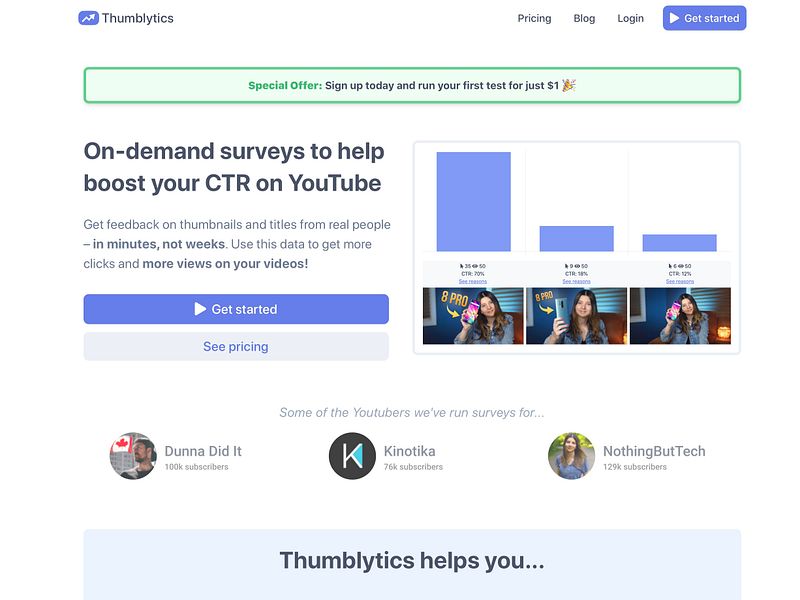 Thumblytics