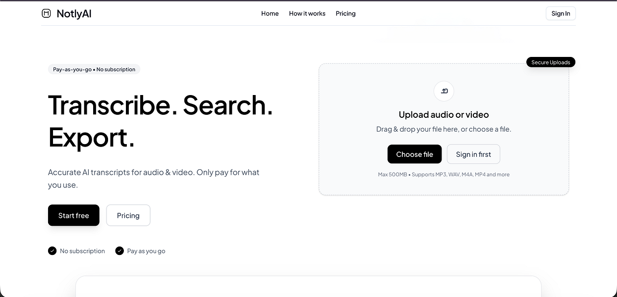 NotlyAI: Turn voice, lectures, and podcasts into notes | BetaList
