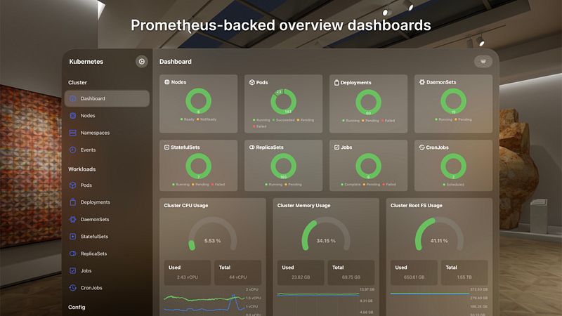 Screenshot of Nautik for Kubernetes