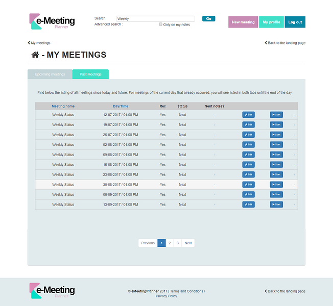 e-Meeting-Planner