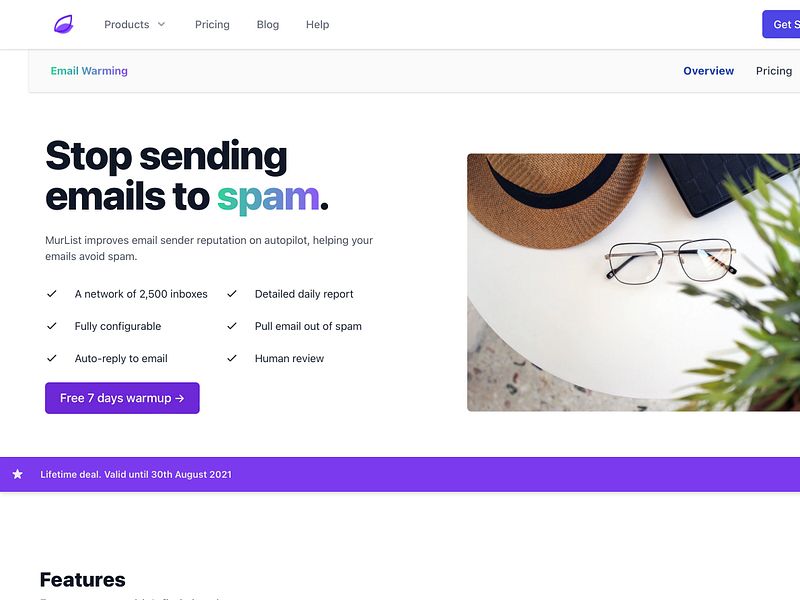 Murlist Email warming