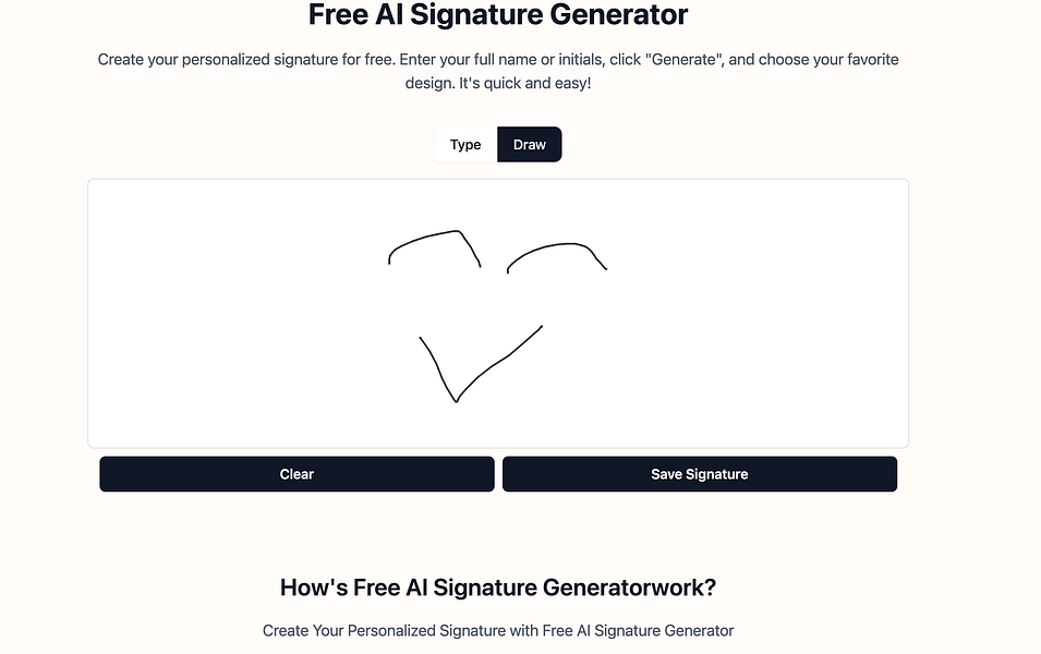 AI Signature Generator