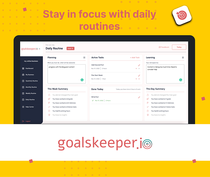 goalskeeper.io