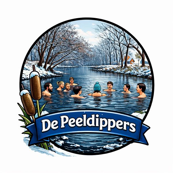 Logo design featuring the text 'Dipping Crew Bay Area' with colorful drips and shapes on a black background.