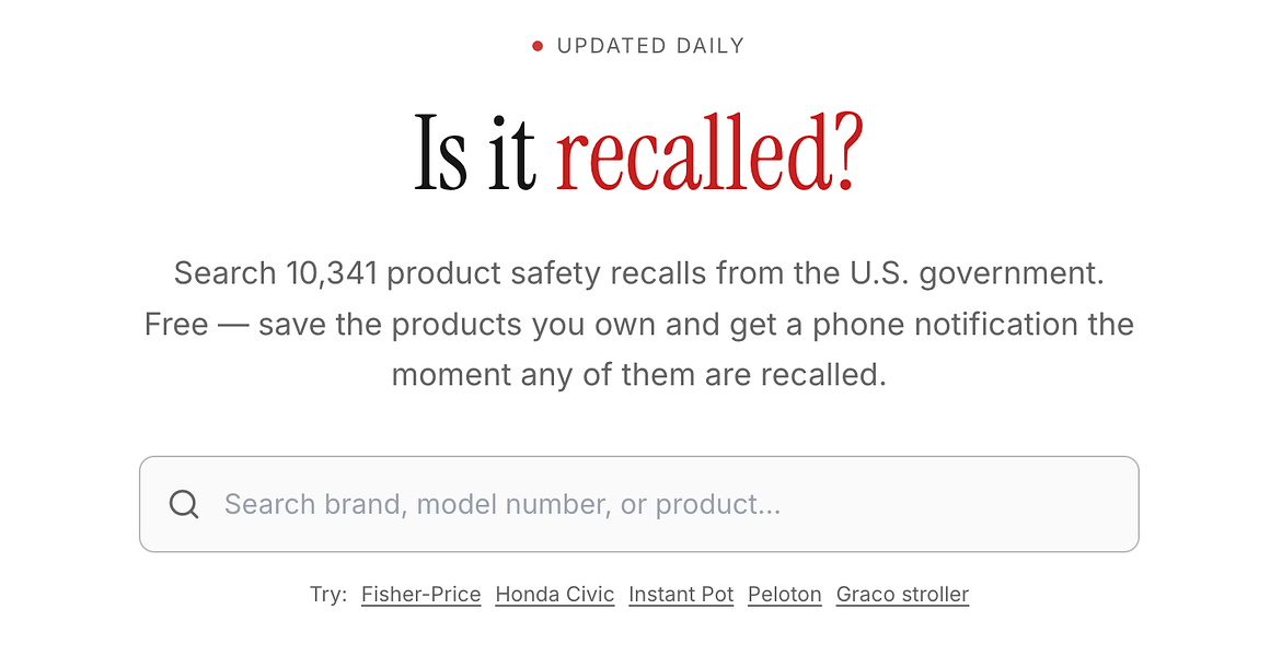 Recalled