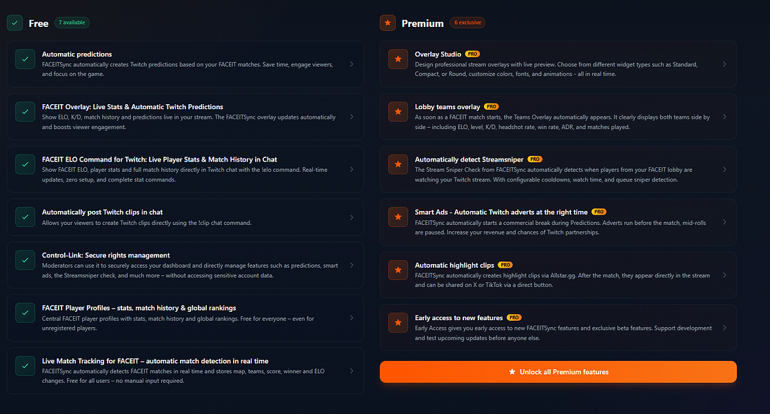 FACEITSync