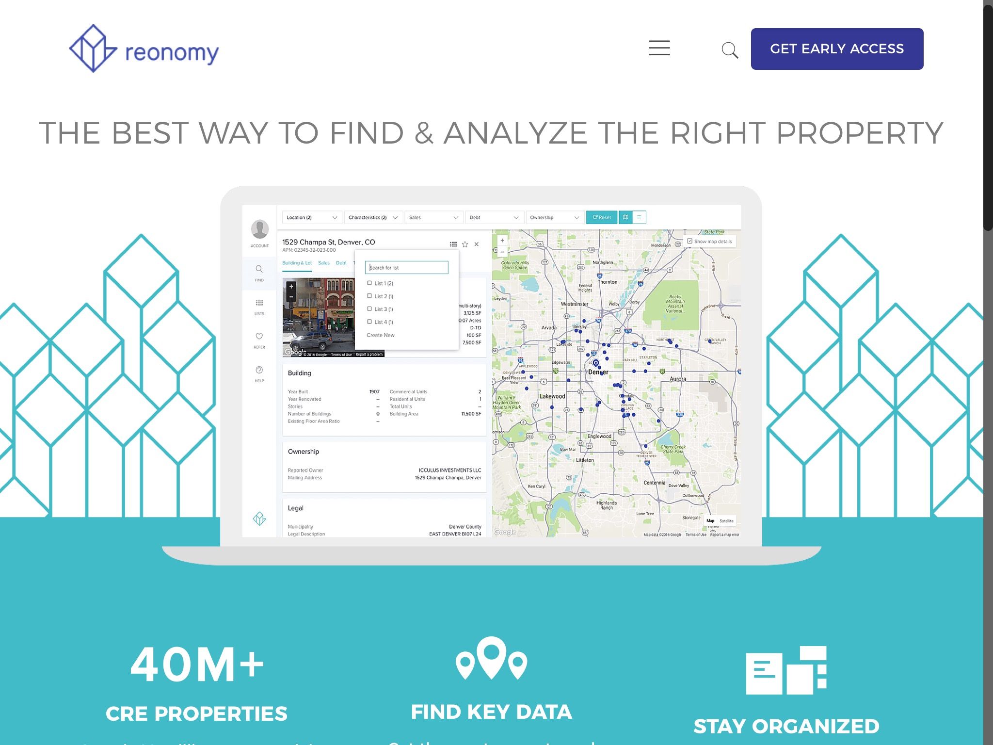 Reonomy: Get access to commercial property info | BetaList