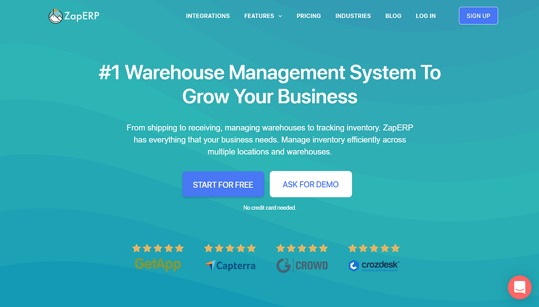 ZapERP Warehouse Management