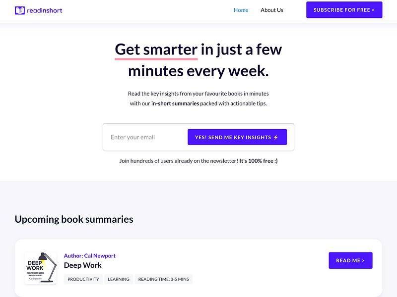 Readinshort
