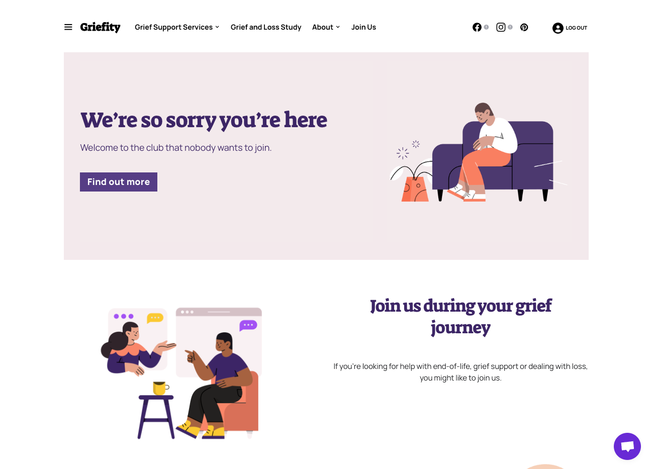 Griefity: Practical grief support through technology