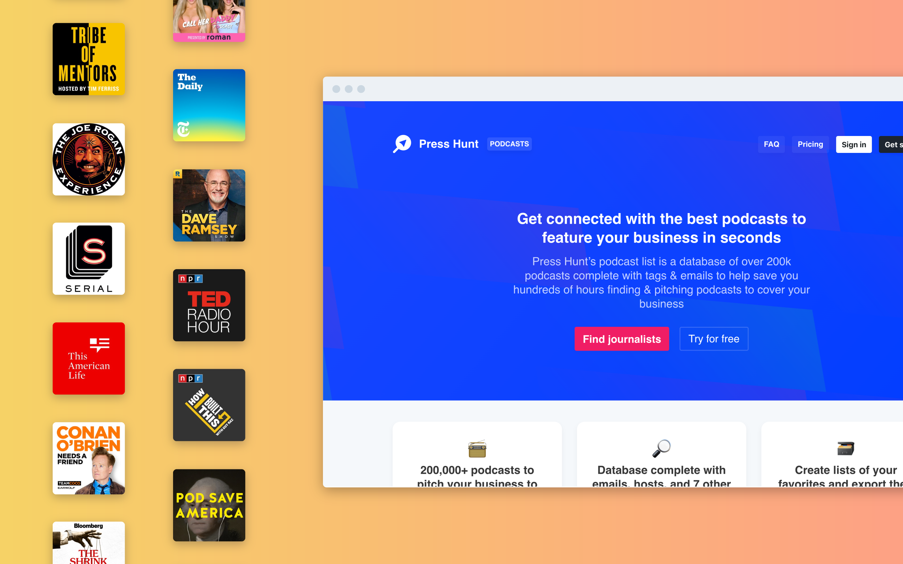 Podcast List: A database of 200k+ podcasts to feature your | BetaList