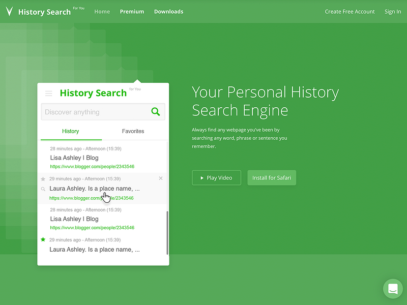 History Search