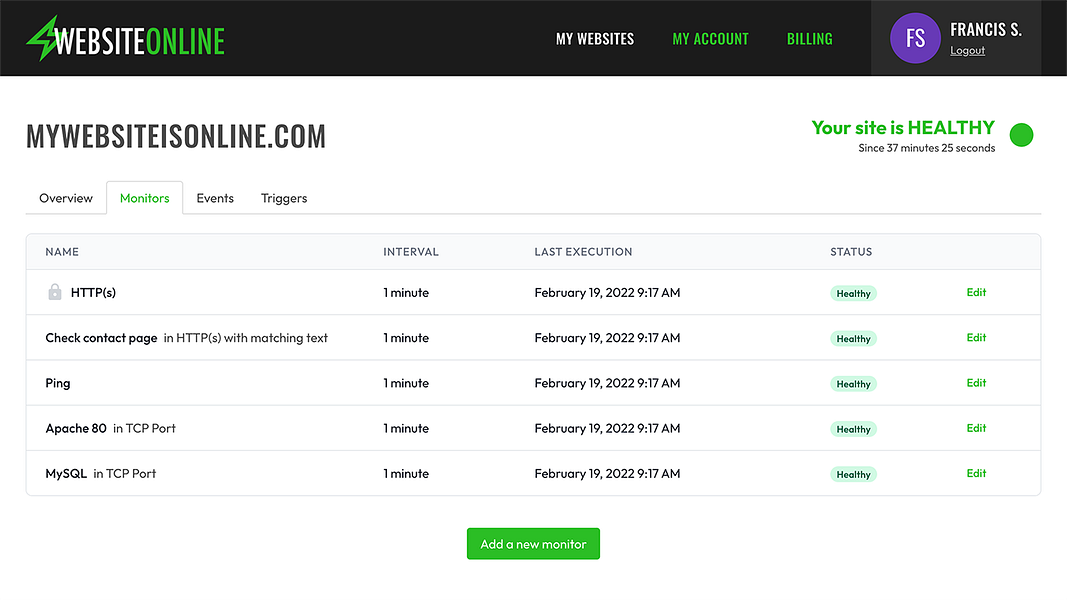 My Website is Online