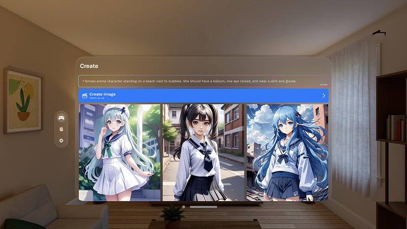 Screenshot of Anime Waifu - AI Art Generator