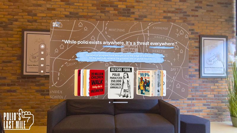 Screenshot of Polio's Last Mile