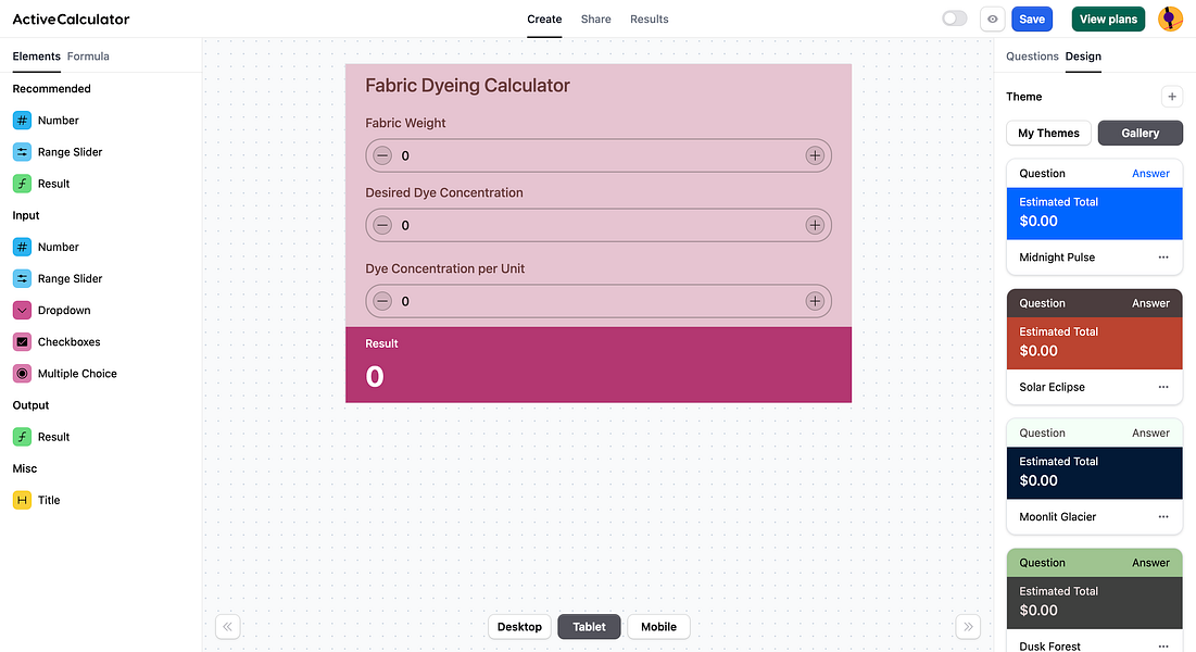 ActiveCalculator