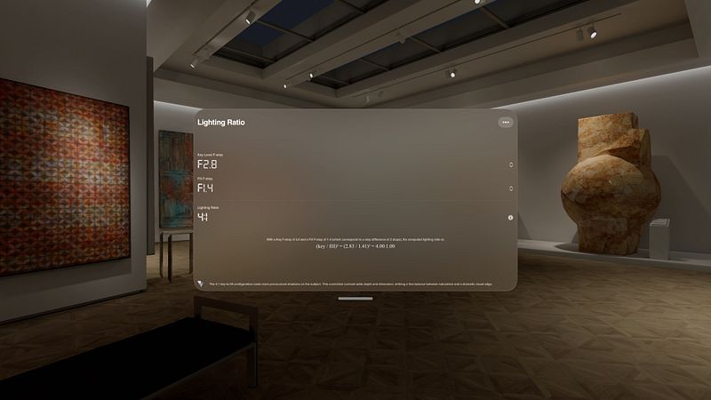 Screenshot of Lighting Ratio