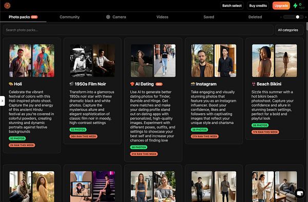 Screenshot of backend development environment with code and terminal output for a photo AI project.