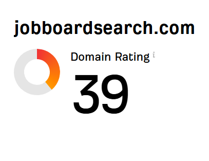 The image displays the domain rating for jobboardsearch.com.