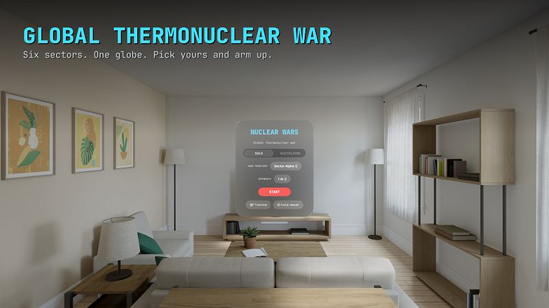 Screenshot of Nuclear Wars