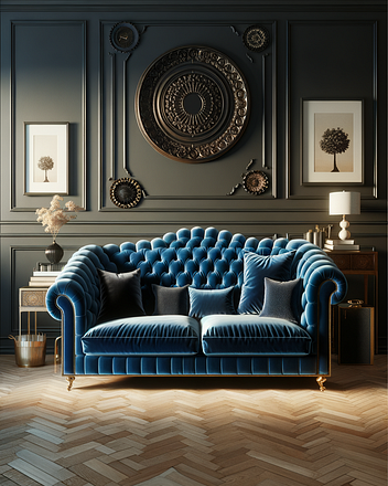 Button Tufted in interior design