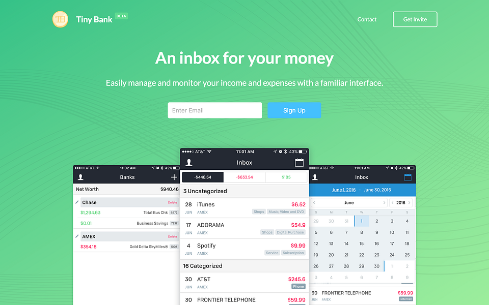 Tiny Bank