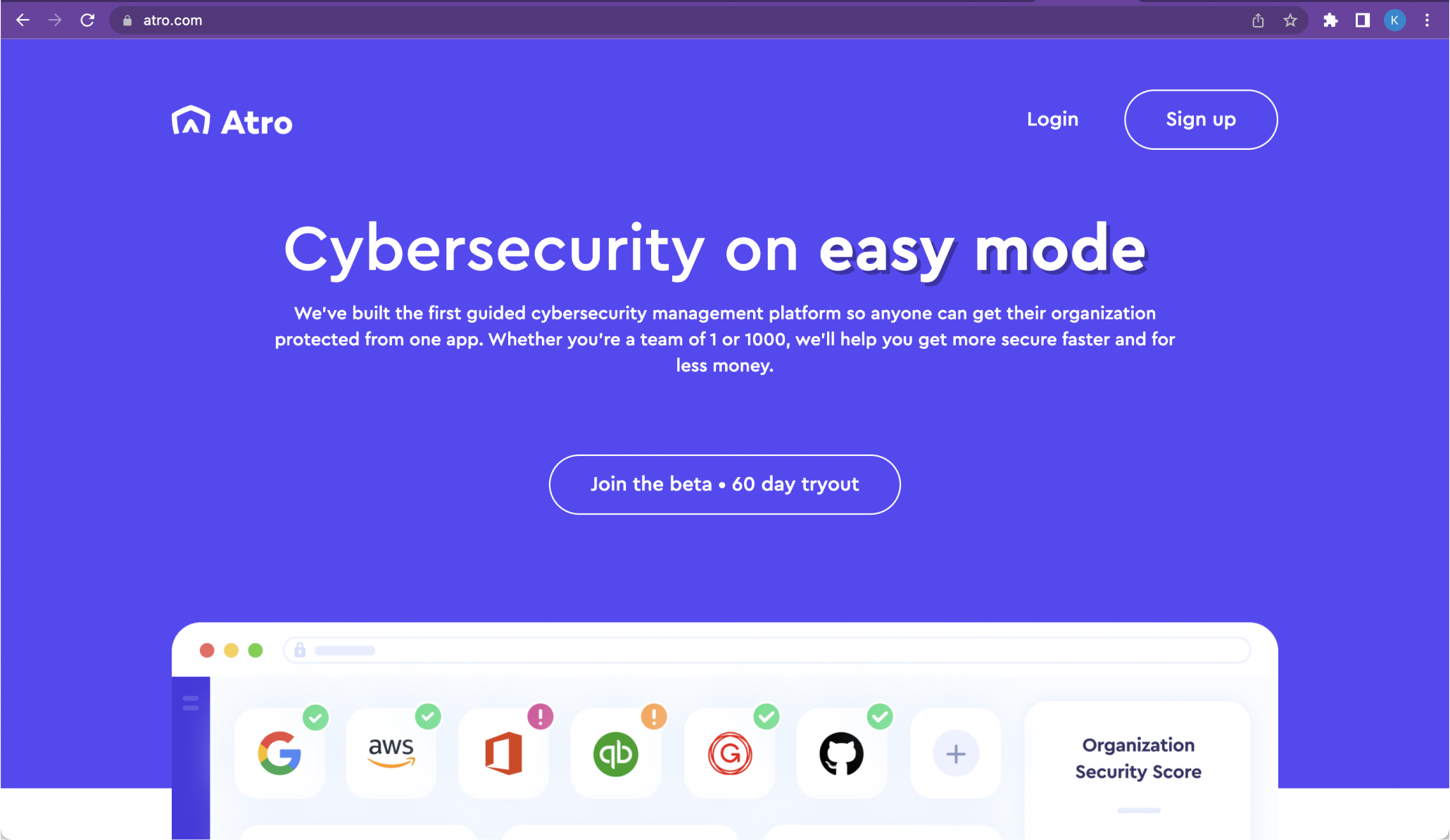 Atro: Security made easier for everyone | BetaList