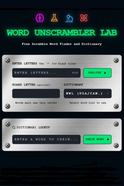 Word Unscrambler Lab