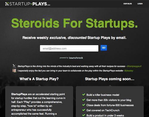 StartupPlays