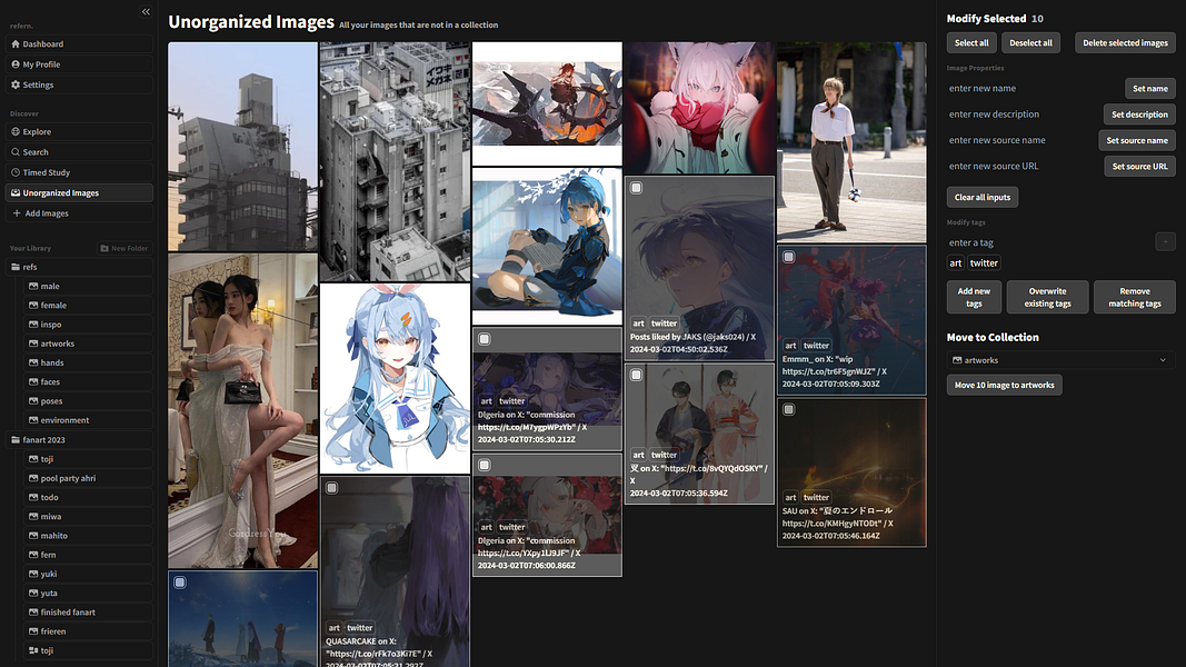 refern.: Online art reference viewer & organizer with | BetaList