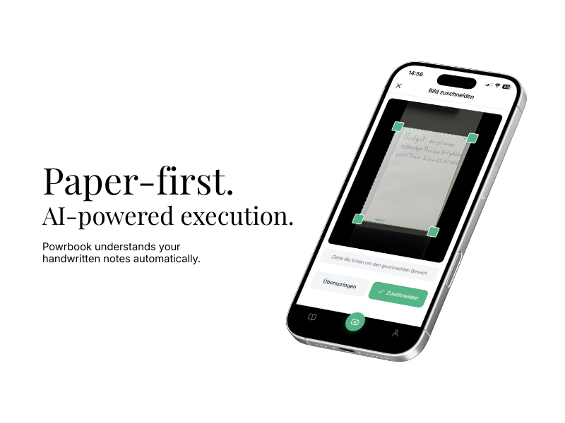 Powrbook: Scan handwritten notes and sync across devices | BetaList