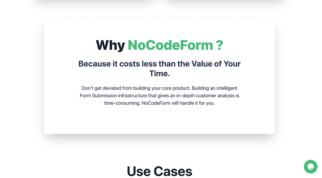 NoCodeForm