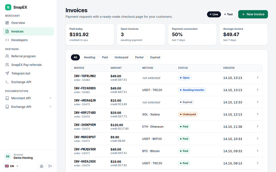 SnapEX Pay