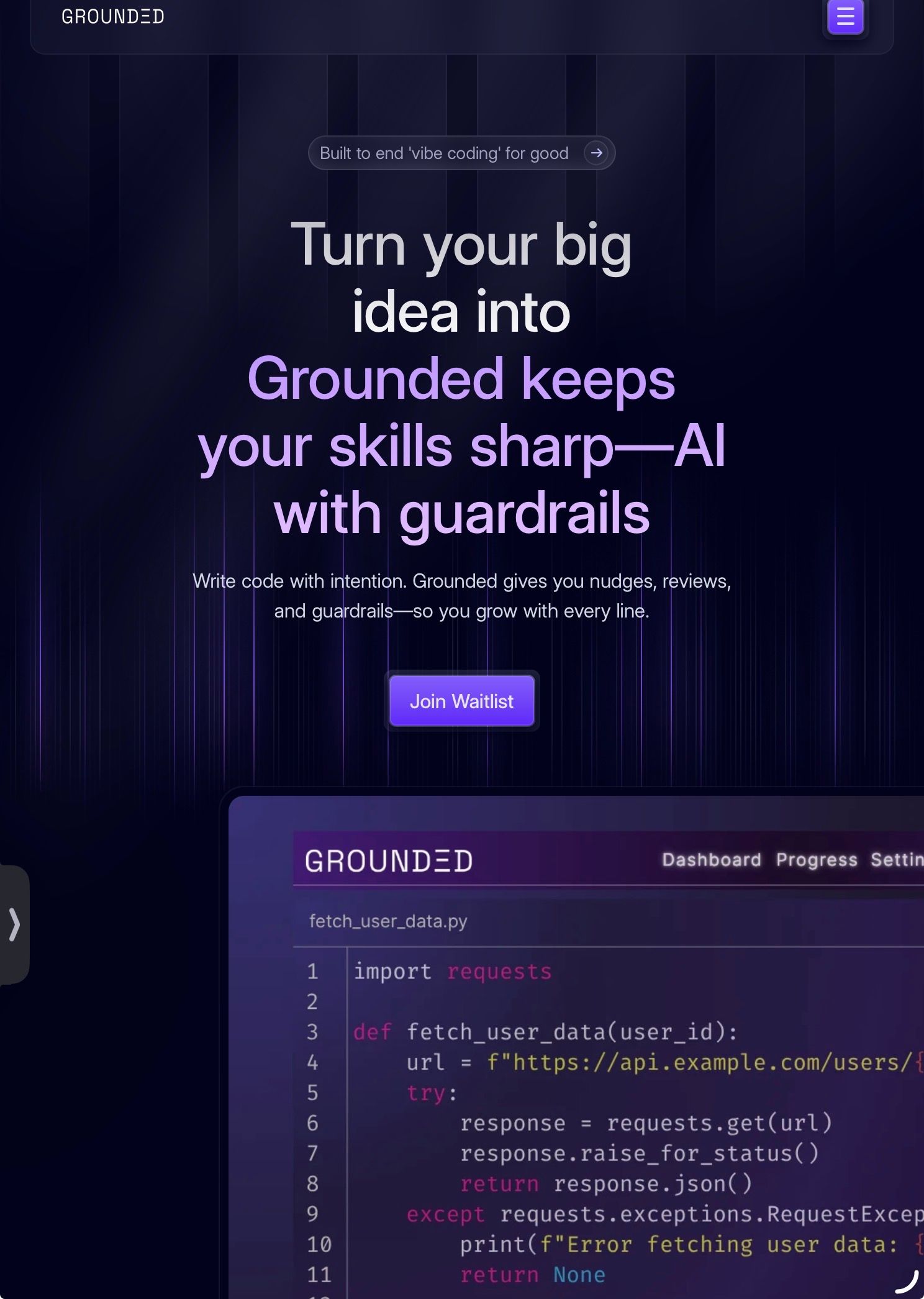 Grounded: An assistant that helps you understand your code