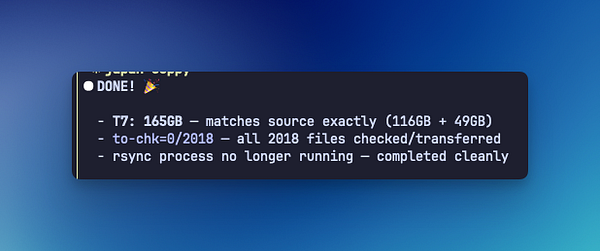 Screenshot of a completed task from a task management app related to travel clips.