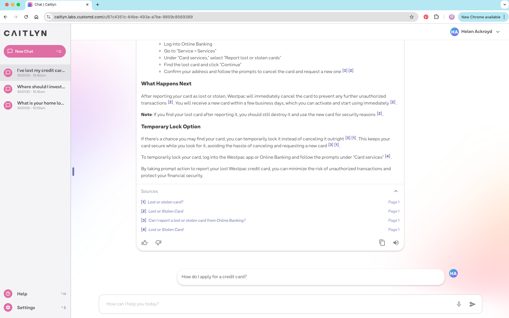 Caitlyn: Private AI solution for quick accurate answers